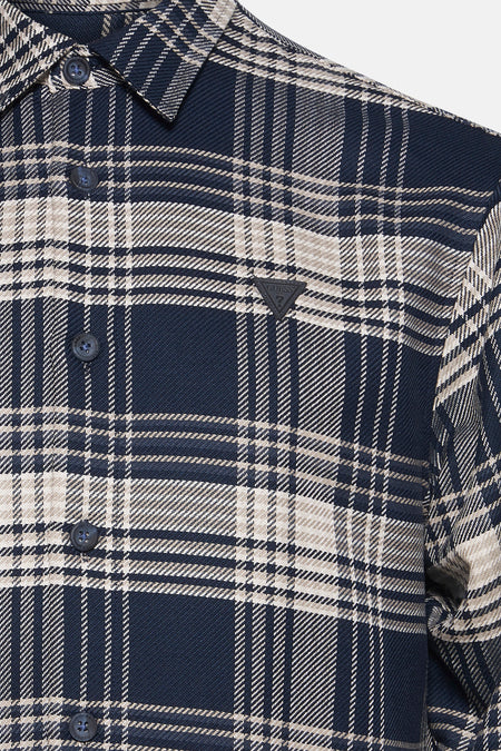Chemise à manches longues - bleu
