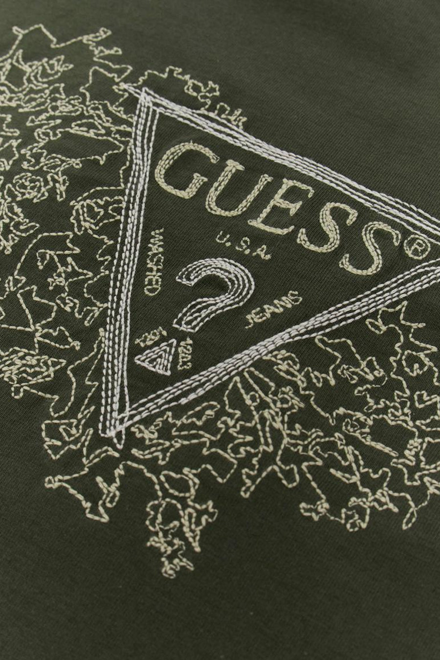 T-shirt à manches courtes - vert - Guess®