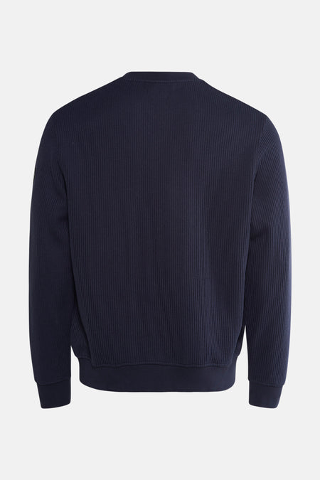 Pull à col rond - bleu