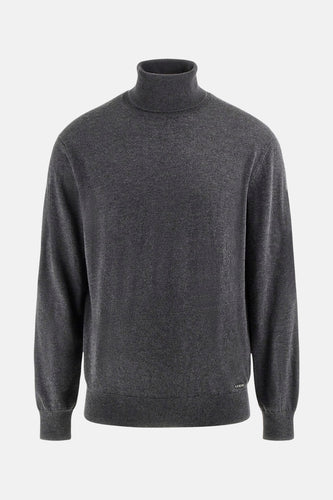 Pull à col roulé - gris