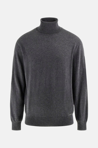 Pull à col roulé - gris