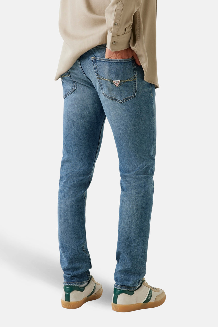 Jeans straight mid blue denim - Guess® - Guess®