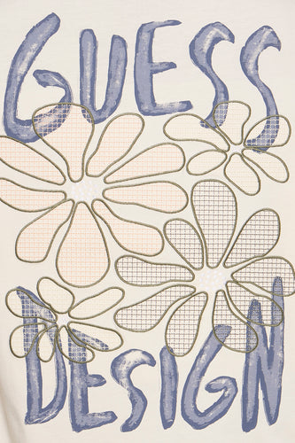 T-shirt à manches courtes - Écru - Guess®