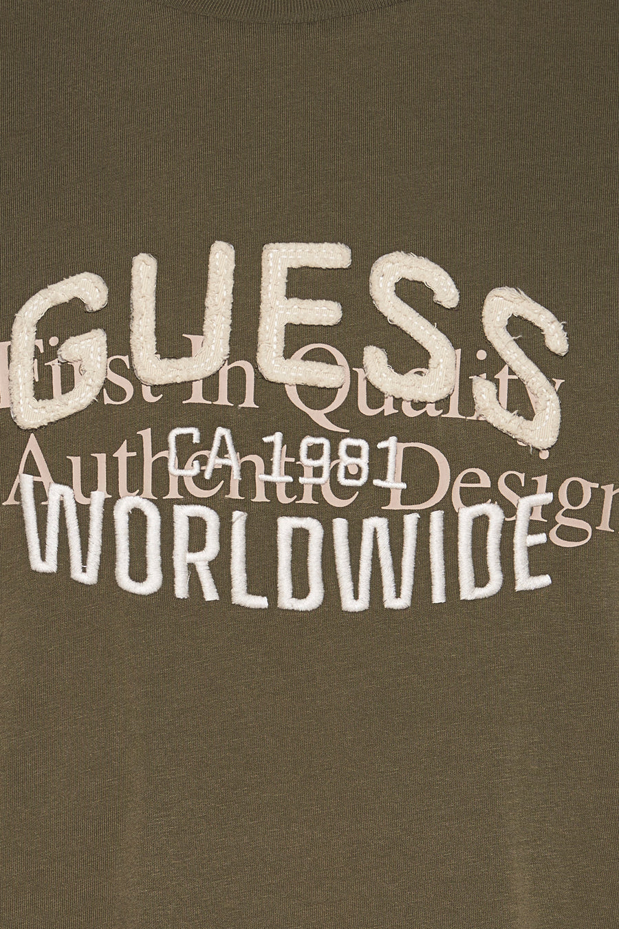 T-shirt à manches courtes - vert - Guess®