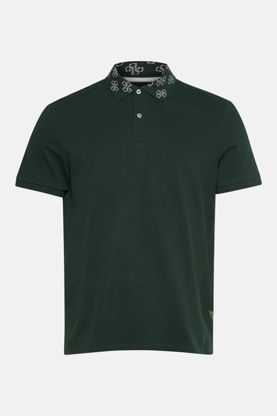 Polo vert de mantes courtes Guess Guess, avec un im imag.