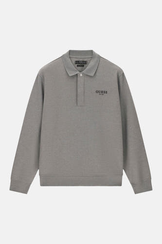 Sweat col O - gris