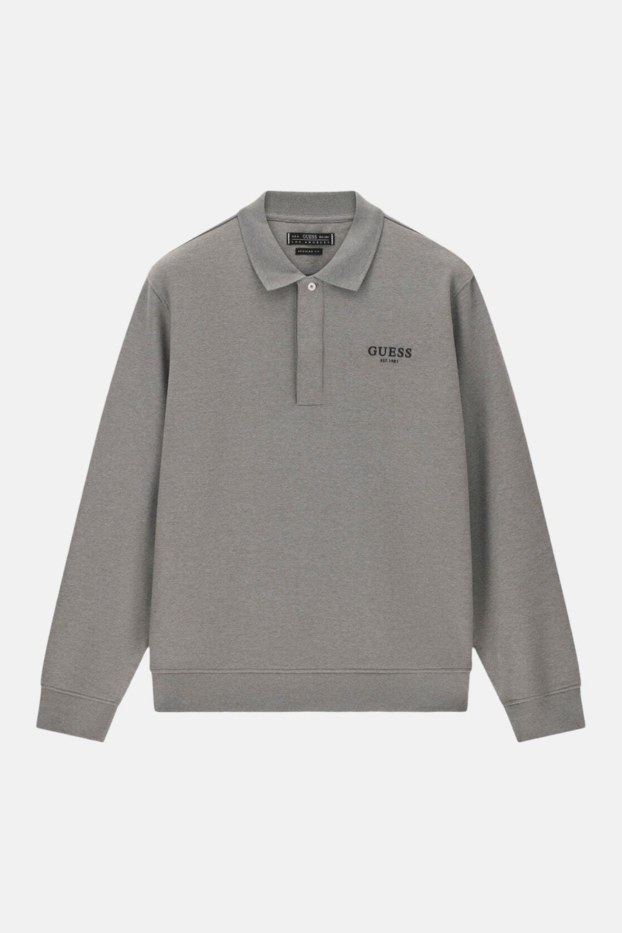 Sweat col O - gris