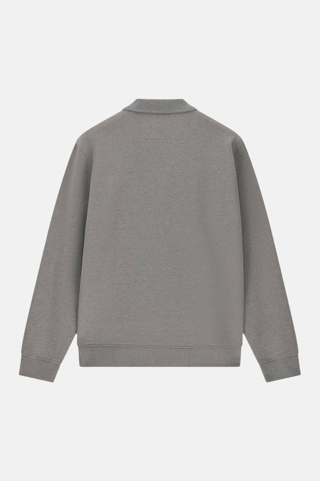 Sweat col O - gris