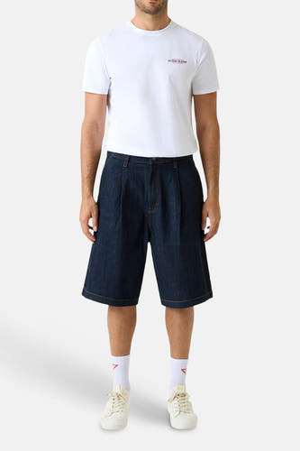 short en jean dark blue denim - Guess®