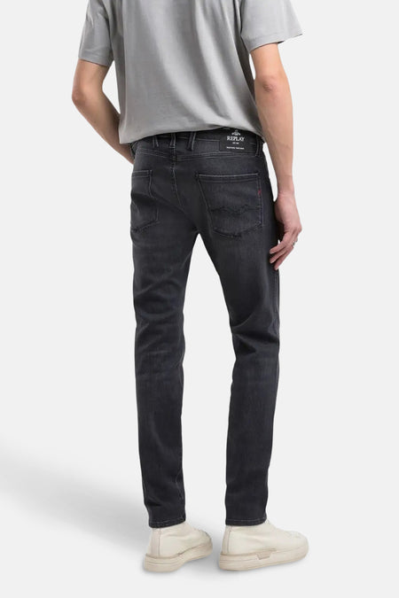 Jeans slim dark grey denim - REPLAY