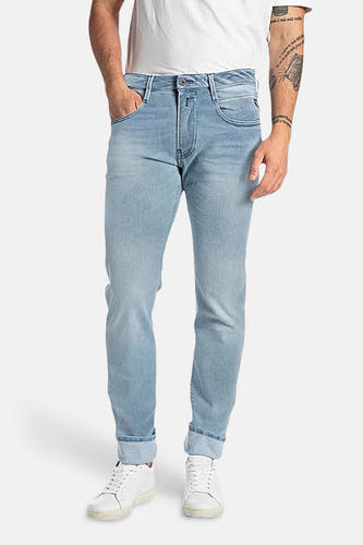 Jeans slim light blue denim - REPLAY