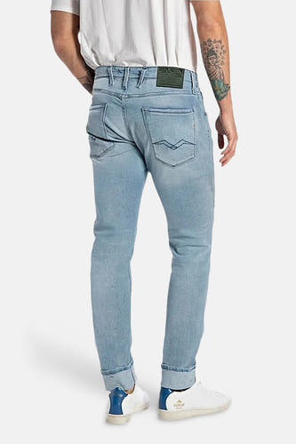 Jeans slim light blue denim - REPLAY