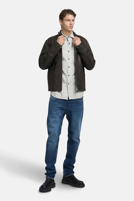 Jeans straight dark blue denim - REPLAY