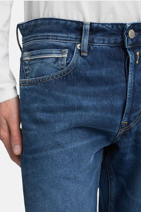 Jeans straight dark blue denim - REPLAY