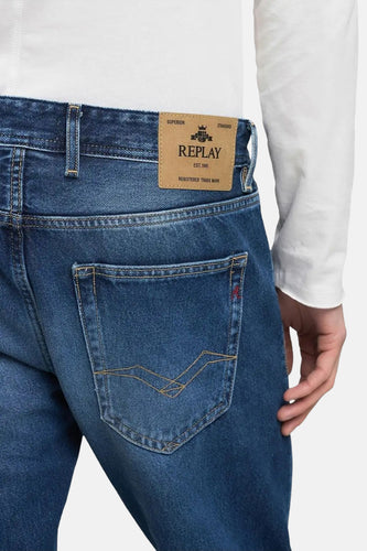 GROVER - Mid blue denim - REPLAY