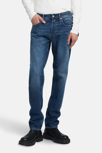 GROVER - Mid blue denim