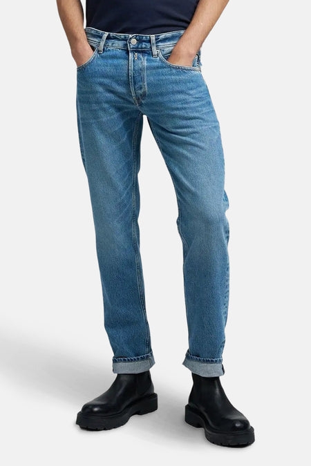 Jeans straight mid blue denim - REPLAY