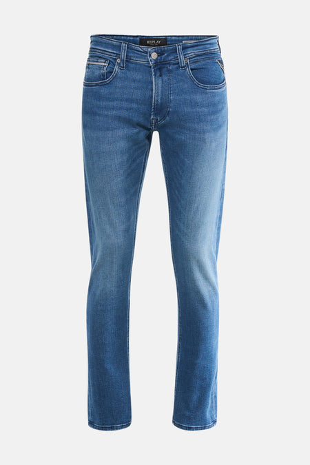 Jeans straight mid blue denim - REPLAY