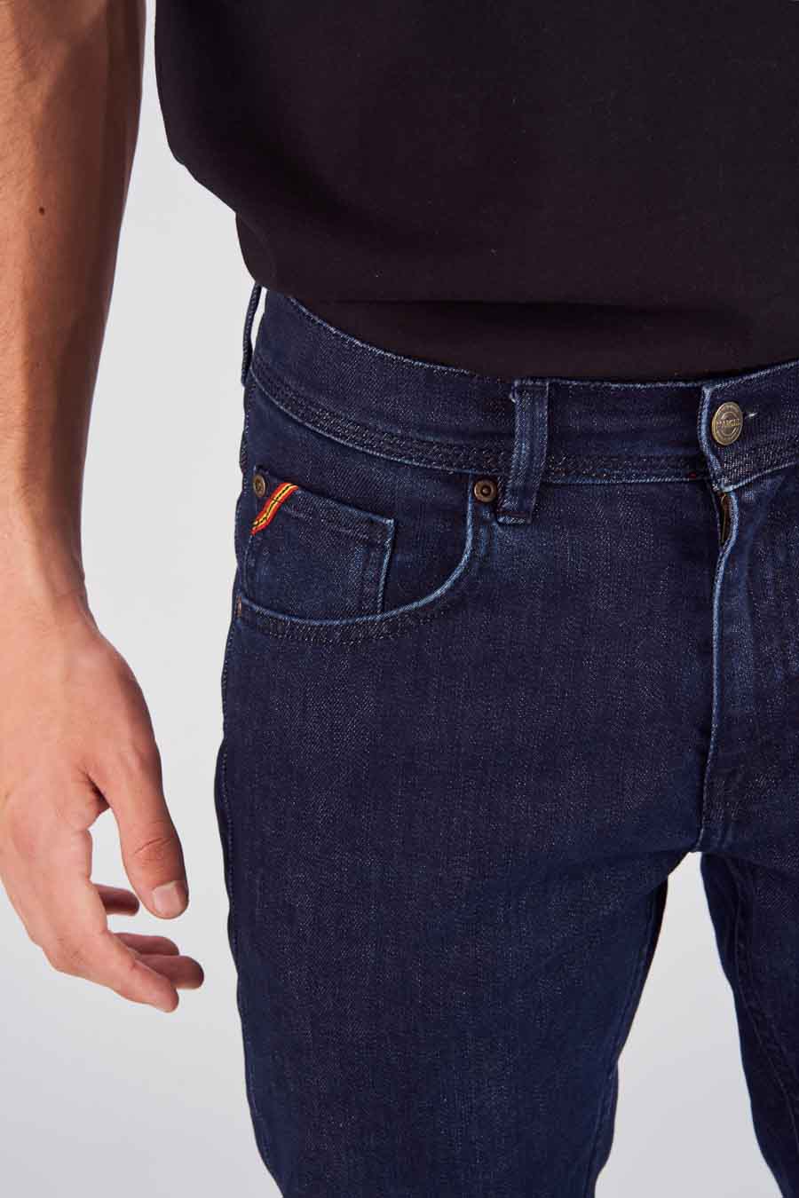 Jean slim - denim bleu marine