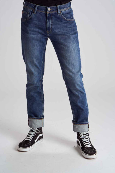Jeans slim Mid blue denim - Le Fabuleux Marcel de Bruxelles