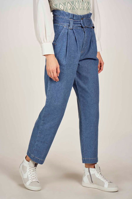 Jeans coupe spécial Dark blue denim - Le Fabuleux Marcel de Bruxelles