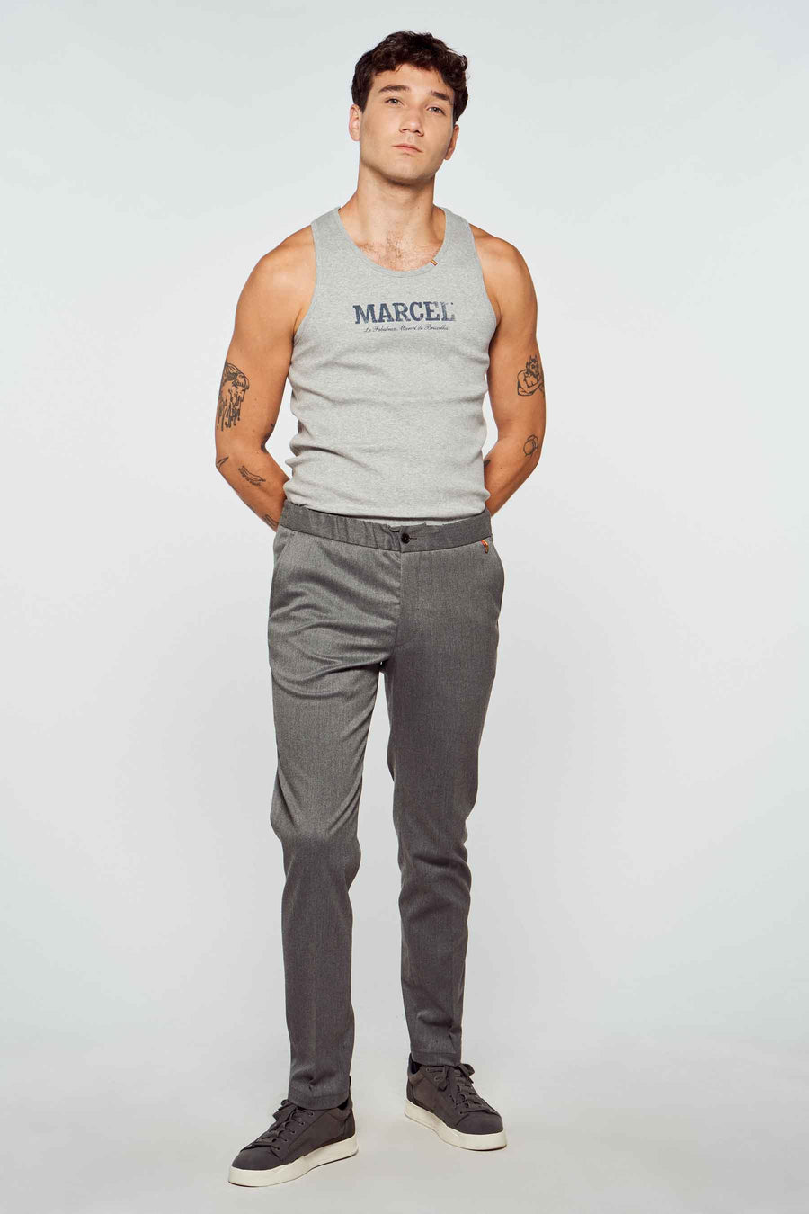 Top - gris - Le Fabuleux Marcel de Bruxelles