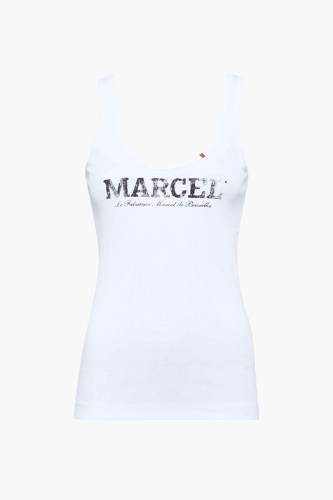 Débardeur Blanc - Le Fabuleux Marcel de Bruxelles