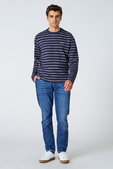 Jeans 7/8 Mid blue denim - Le Fabuleux Marcel de Bruxelles
