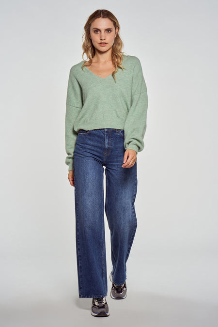 Jeans wide Dark blue denim - Le Fabuleux Marcel de Bruxelles