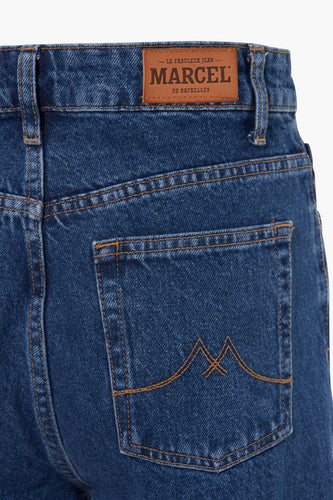LE JEAN WIDE - dark blue denim