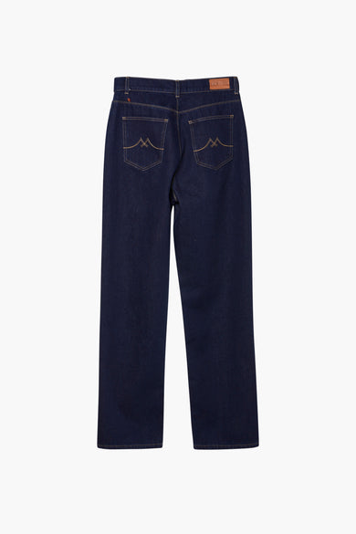 Jean &agrave; coupe droite - bleu