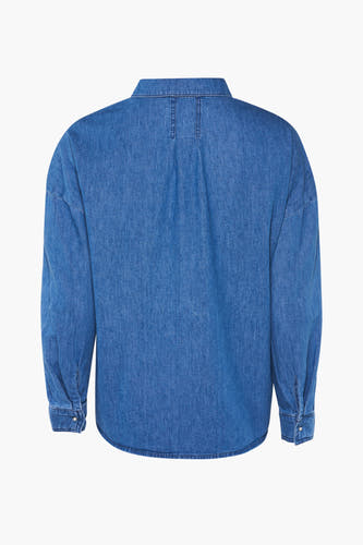 Chemise &agrave; manches longues - bleu
