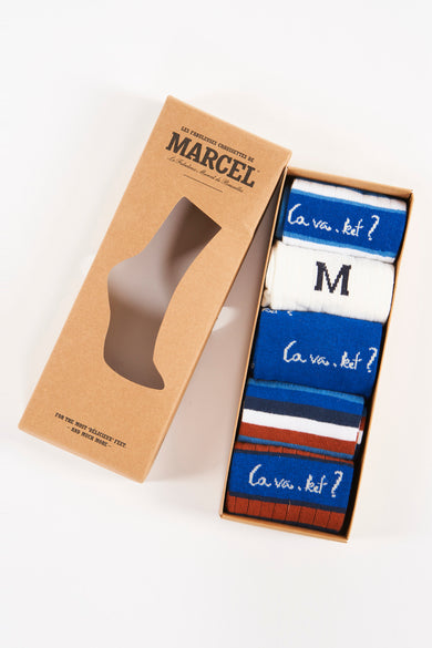 Cadeau (chaussette) Multicolore - Le Fabuleux Marcel de Bruxelles