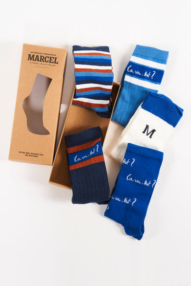 Cadeau (chaussette) Multicolore - Le Fabuleux Marcel de Bruxelles