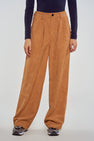 Pantalon color&eacute; - beige