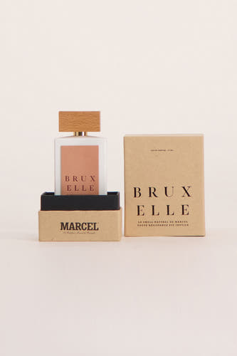 Parfum flacon en emballage de la marque Marcel.