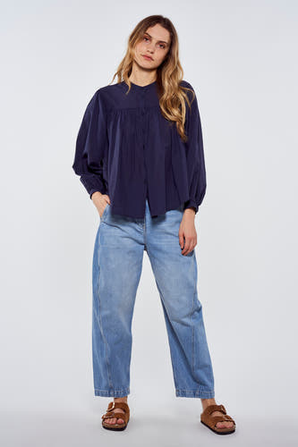 Blouse - bleu