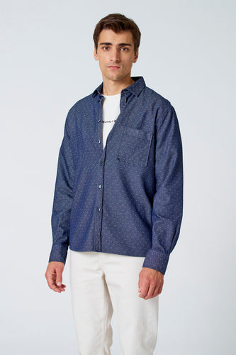 Chemise à manches longues - bleu - Le Fabuleux Marcel de Bruxelles