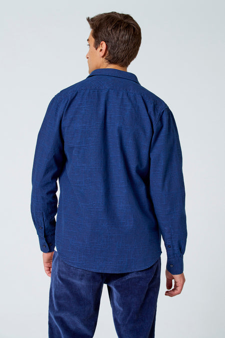 Chemise (manches longues) Bleu - Le Fabuleux Marcel de Bruxelles