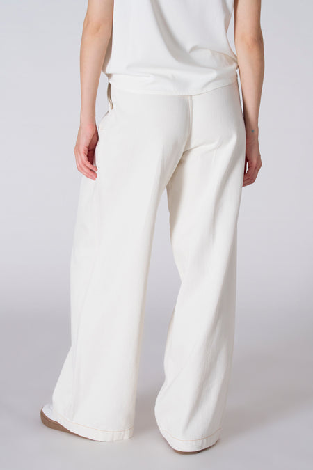 Pantalon coloré - blanc