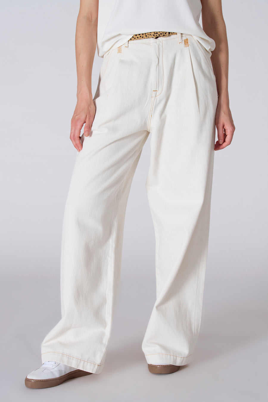 Pantalon coloré - blanc - Le Fabuleux Marcel de Bruxelles