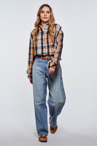 Jeans wide Light blue denim - Le Fabuleux Marcel de Bruxelles