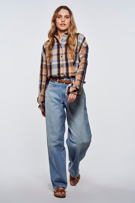 Jeans wide Light blue denim - Le Fabuleux Marcel de Bruxelles