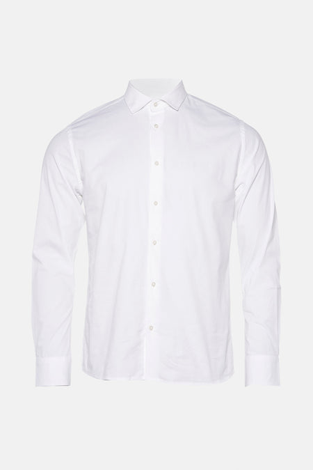 Chemise à manches longues - blanc