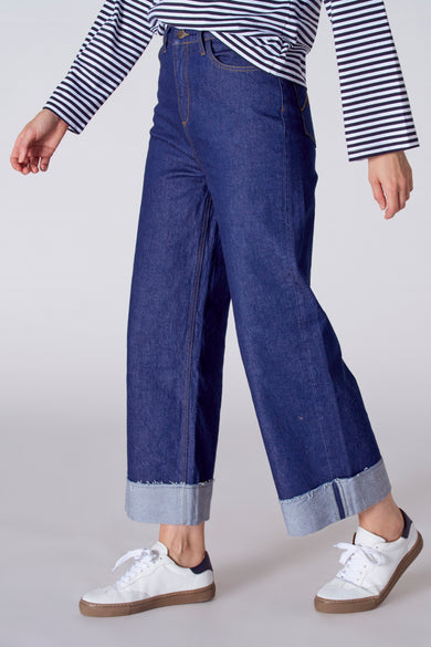 Jeans coupe spécial Dark blue denim - Le Fabuleux Marcel de Bruxelles