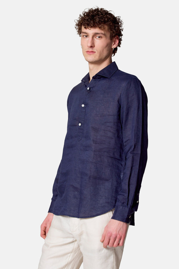 Chemise (manches longues) Bleu - Le Fabuleux Marcel de Bruxelles