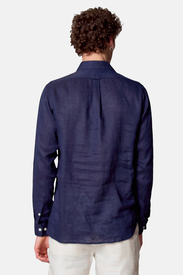 Chemise (manches longues) Bleu - Le Fabuleux Marcel de Bruxelles