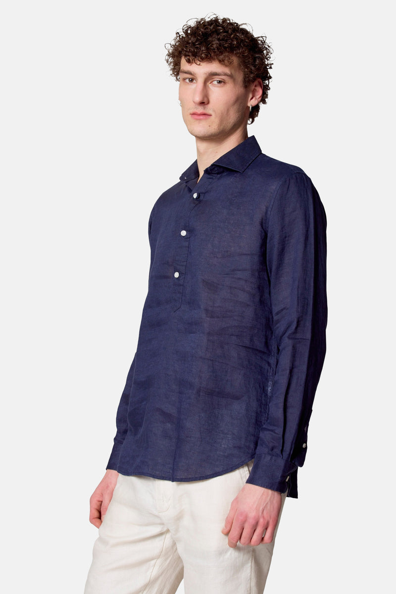 Chemise (manches longues) Bleu - Le Fabuleux Marcel de Bruxelles