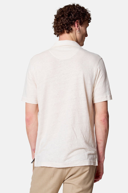 Polo à manches courtes - beige