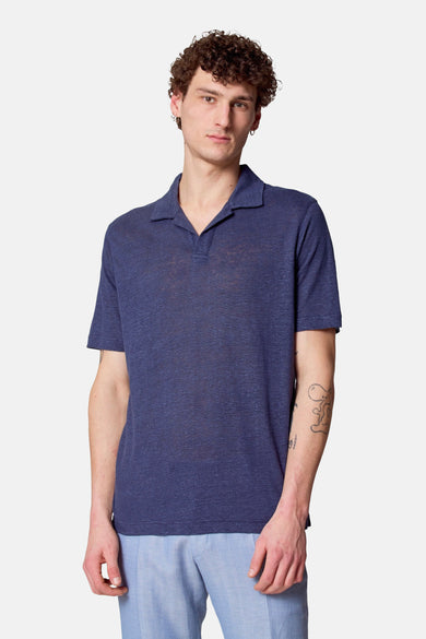 Polo à manches courtes - bleu